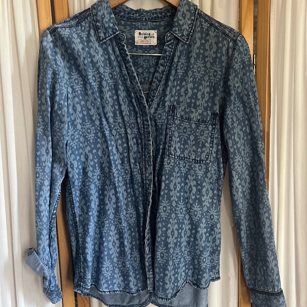 Holding Horses Button-up Shirt